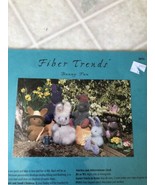 New Fiber Trends 203x Bunny Fun Stuffed Animal Knitting Pattern - $10.84