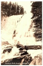 Arethusa Falls Crawford Notch NH RPPC Postcard 1934 - £8.66 GBP