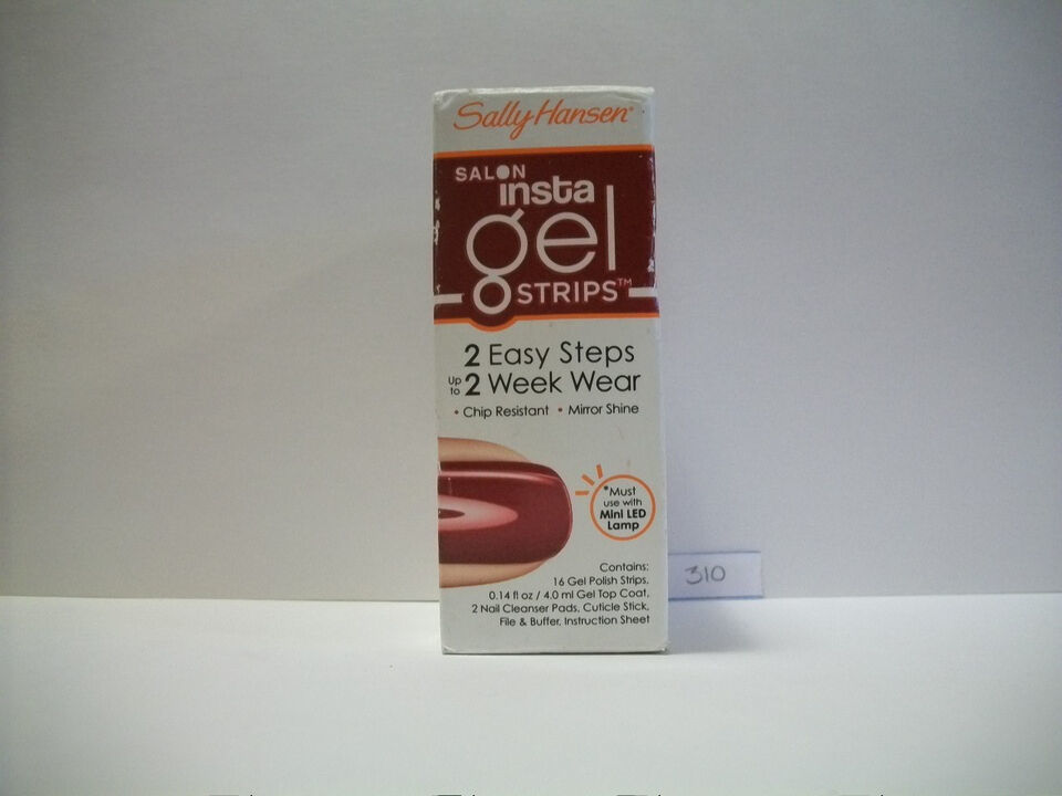 Sally Hansen Salon Insta Gel Strips #310 Wine Not - $5.73