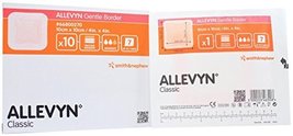 Smith and Nephew 66800270 Allevyn Gentle Border Dressing 4&quot; x 4&quot; - Box o... - $780.92 MXN