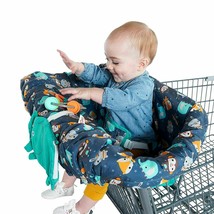 Bright Starts Ultra Cozy Shopping Cart or High Chair Cover, Animal Pattern - £39.16 GBP