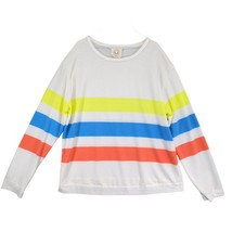 Fantastic Fawn Women&#39;s 2X Oversized Striped Sweatshirt, Made in USA, Str... - $25.00