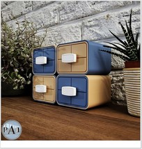 MINI Stackable Storage Drawers for Home or Office Desk Set of 3 All Black - $37.40