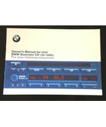 OWNER&#39;S MANUAL GUIDE BOOK for BMW BUSINESS CD PLAYER RADIO STEREO BLAUPU... - $33.78 CAD