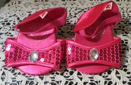 Build A Bear Workshop Hot Pink Sequins Heels with Rhinestone - $139.76 MXN