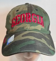 Georgia Bulldogs Embroidered Camo Hat Dawgs Russell Cap Adjustable Strap... - £11.32 GBP