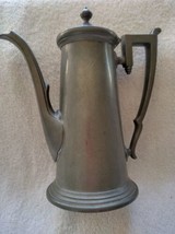 Reed &amp; Barton pewter coffee pot #1824 8 1/4&quot; nice patina - $35.00