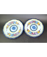 Vintage Vestal Alcobaca Ceramic Hand Painted Replacement Saucers Portugal - $12.00