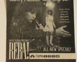 Reba Concert Tv Print Ad Vintage Reba McIntyre TPA4 - £4.67 GBP