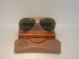Pre-Owned Men’s Gold Ray Ban L2112 Outdoorsman Sunglasses  - $148.50