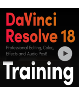 DaVinci Resolve 18 Training Videos/Tutorials + Project Files 15Hrs (Win,... - $920.78 MXN