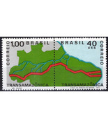 ZAYIX Brazil 1190a MNH Pair Maps Nature 071423S185 - £12.58 GBP