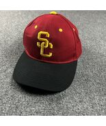 USC Trojans Cap Mens OSFA Red Baseball Hat College 100% Cotton A1 - $25.06 CAD