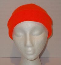 Beanie Ski Winter Hunting Warm Cap Hat OSFM Orange - $9.85