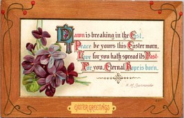 c1910 Antique H.M Burnside Embossed Postcard. Poem - £16.97 GBP