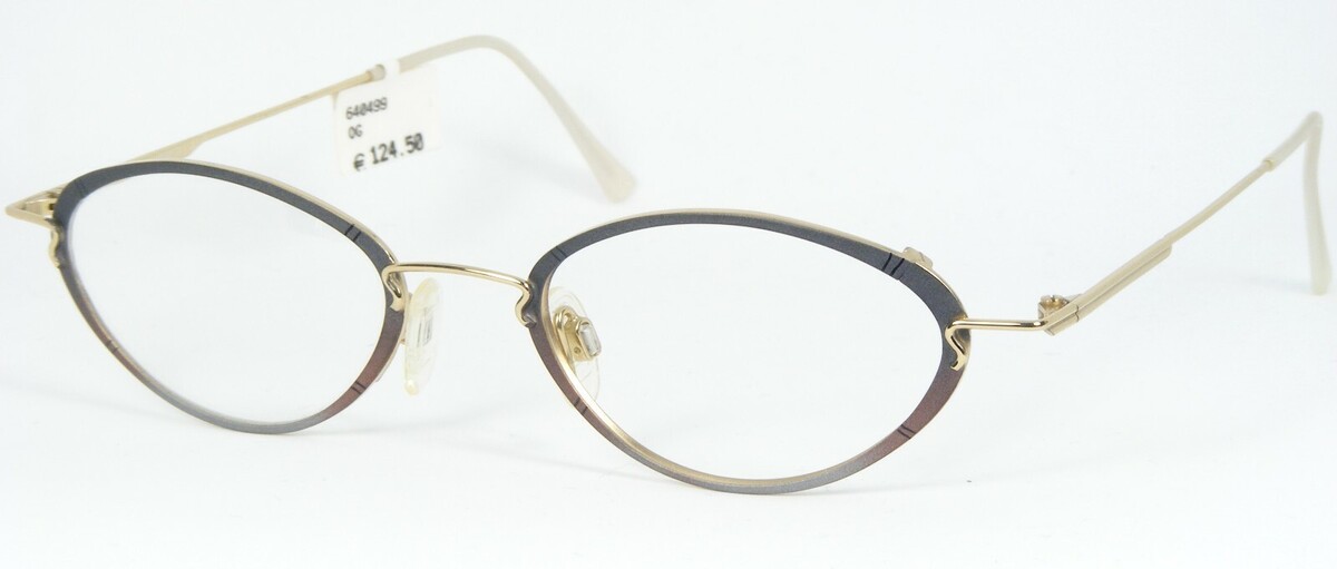 Collection 2000 377 F04 Gold / Dunkelgrau /Plum/ Grau Brille 49-19-135 (... - $66.23