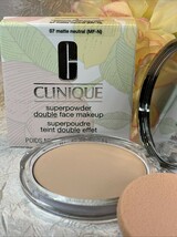 Clinique Superpowder Double Face Makeup - 07 Matte Neutral - Full Size N... - €25,66 EUR