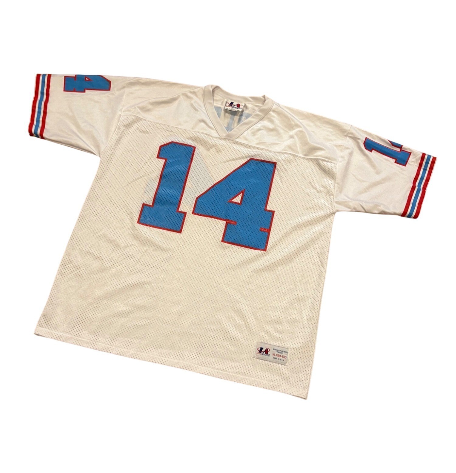Rare Vintage Houston Oilers Cody Carlson #14 Logo Athletic NFL Jersey Men's XL Item image 4