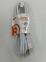 6FT Power Cable Cord NEMA 5-15-P Male to IEC 320 C13 Female 3-Prong 18AWG White - $12.49