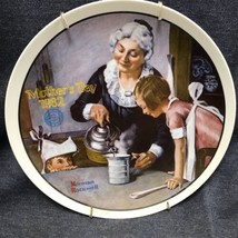 Norman Rockwell  Mother&#39;s Day Plate 1982 &quot;The Cooking Lesson&quot; Knowles Li... - $4.95