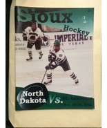 UND Fighting Sioux Hockey History Program Nov 2000 Byfuglien Goehring - $567.66 MXN