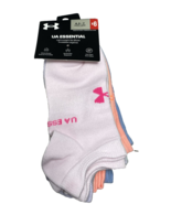 UA Essential Youth No Show Socks Open Pack 6 Pairs Multicolor - $14.84