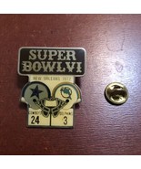 1972 Super Bowl VI (6) Starline Pin - New Orleans  Cowboys vs Dolphin - $5.00