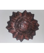 Handmade Carved Flower Wall Decor - $498.66 MXN