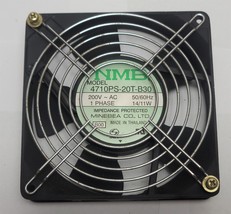 NMB Minebea 4710PS-20T-B30 Axial Fan w/ grill , 200VAC , 14/11 W - $8.69