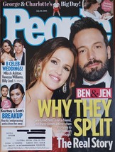 PEOPLE Magazine Jul 20 2015: Ben &amp; Jen Kourtney &amp; Scott George &amp; Charlotte - $5.95