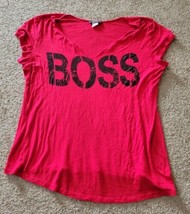 Deb 2x red short Sleeve Shirt Boss - $8.00