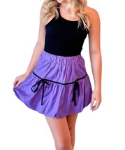 Day + Moon emerson balloon mini skirt Purple - $23.00