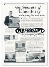 Print Ad Chemcraft Science Kit The Porter Chemical Company 1933 Advertis... - $10.64 CAD