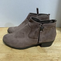 Arizona Co Garrity Women Size 8M Brown Textile Ankle Boots Booties Shoes... - $18.63
