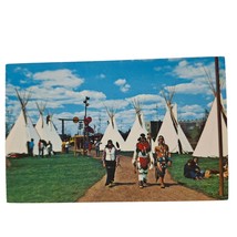 Postcard Native Americans Earth Expo 74 Worlds Fair Spokane Washington Chrome - £5.71 GBP