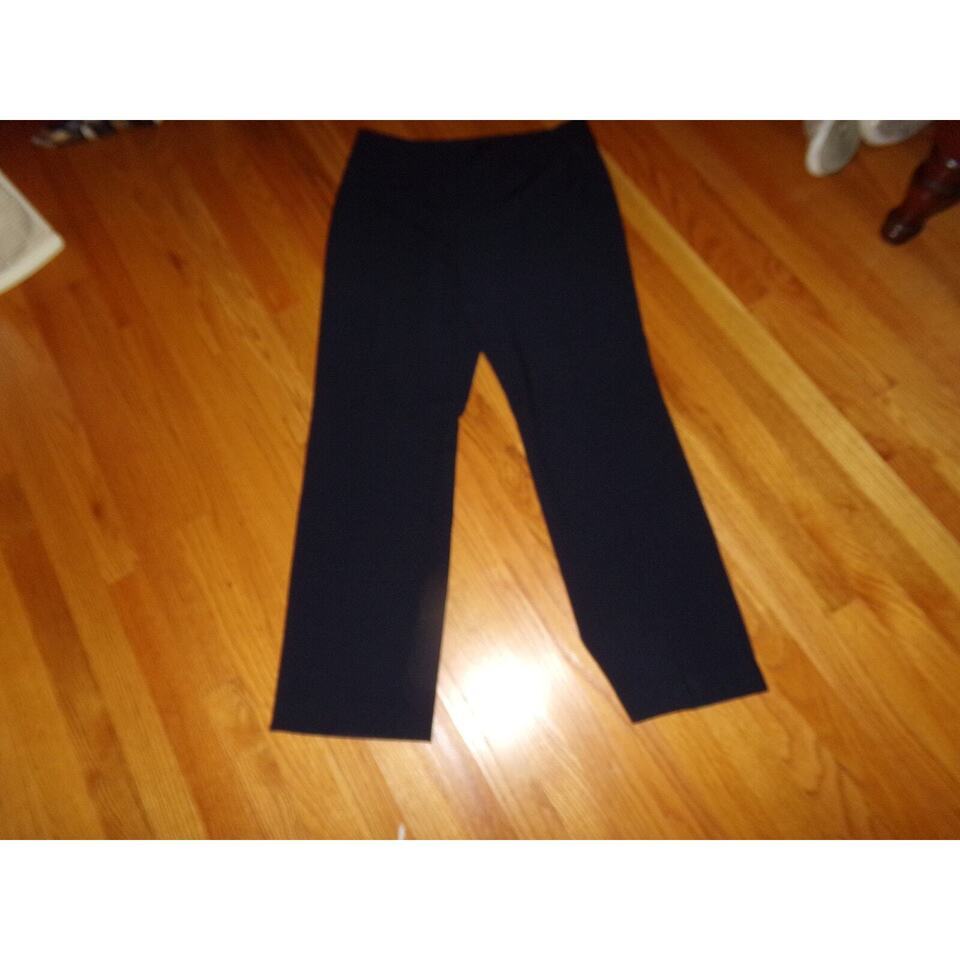 Vintage Talbots  Signature navy blue wide leg dress pants 12 Excellent - $15.62