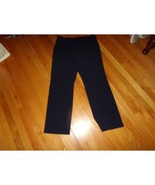 Vintage Talbots  Signature navy blue wide leg dress pants 12 Excellent - $21.40 CAD