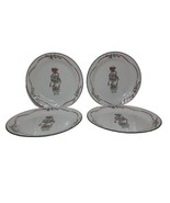 4 Corelle Callaway Holiday Lunchion Plates 9&quot;  Christmas Ribbon Topiary,... - £18.43 GBP