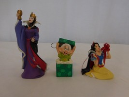 Walt Disney&#39;s Snow White Jealous Queen Hallmark Keepsake Ornament + Snow... - £15.08 GBP