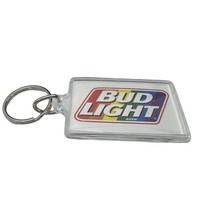 Bud Light LGBTQIA Rainbow Pride Keychain Beer Advertising 1990s Vintage New - £7.46 GBP