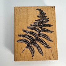 Vintage Great Impressions Fern PLant Leaves Leaf Rubber Stamp J41 - £10.29 GBP