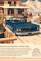 1960 Pontiac Bonneville Convertible sn | 24x36 inch POSTER | vintage Luxury car - £16.07 GBP