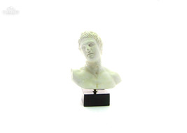 Stone casting bust of Great Alexander from Pella , Replica copy  Greek statue fr - £42.46 GBP