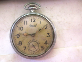 Waterbury/ingersoll Watch Co. Pocket Watch Jeweled USA made - $29.73