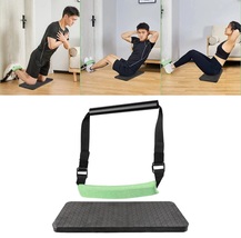 Hamstring Curl Strap Curl Ab Leg Exercise Muscle Building Adjustable Fit... - $29.57 CAD