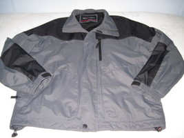 ZERO XPOSUR MENS SKI/SNOWBOARD JACKET-L- Gray/Black-Gently Worn-Lightweight - $14.01