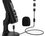 Usb Microphone,Condenser Computer Pc Mic,Plug&amp;Play Gaming Microphones Fo... - $59.99