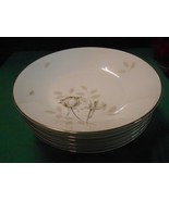  Magnificent ROSENTHAL Germany PEACH BROWN-GRAY ROSE . Set 6 SOUP BOWLS ... - £47.15 GBP