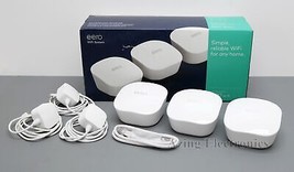 eero mesh J010311 AC Dual-Band Wi-Fi 5 System (3-Pack) - White - £48.37 GBP