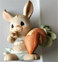 Somebunny Cares Easter Carrot Rabbit Precious Moments 1988 Members Only ... - $27.99